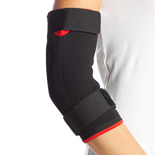 armoline Tennis Elbow Support Brace Brazo Derecho gimnasio correa dolor de epicondilitis Wrap manga artritis deporte Protector de brazo golfistas Epi – neopreno ajustable