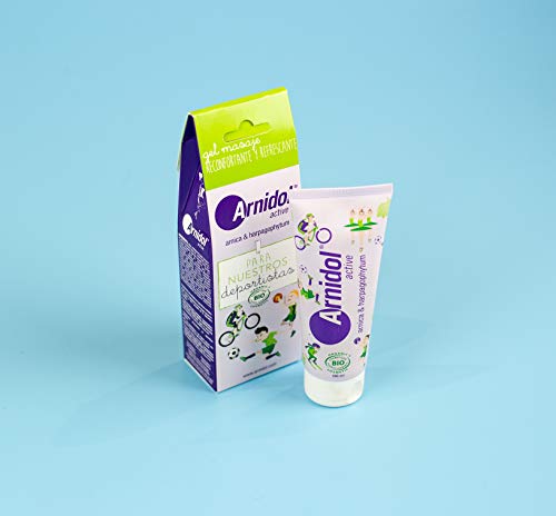 ARNIDOL Active gel masajes, tubo de crema-gel 100ml, preparación antes y después del esfuerzo físico