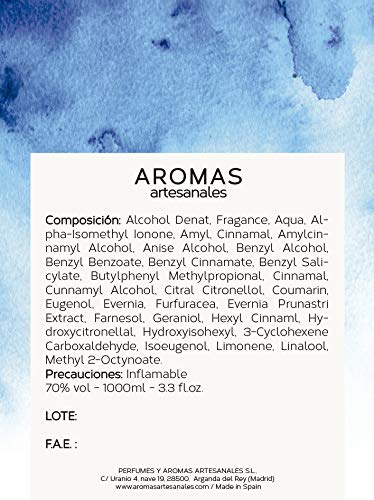 AROMAS ARTESANALES - Eau de Parfum Benoit | Perfume con vaporizador para Hombres | Fragancia Masculina100 ml | Distintos Aromas - Encuentra el tuyo Aquí