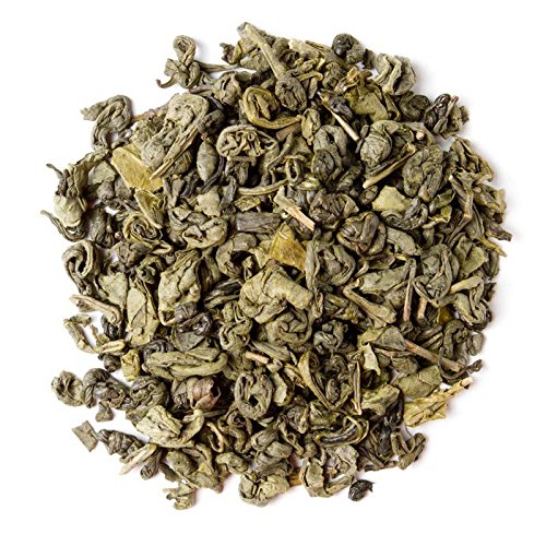 Aromas de Té - Té Verde China Gunpowder Ecológico Orgánico en Bolsitas/Gunpowder Green Tea - Propiedades Diuréticas y Eliminación de Toxinas - 20 Pirámides