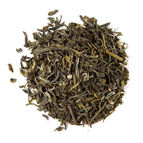 Aromas de Té - Té Verde Ecológico Orgánico al Jazmín - Con Fresas Liofilizadas, Brotes de Jazmín, Pétalos de Rosa - Infusión Natural - Efecto Relajante - Propiedades Digestivas - 20 Pirámides