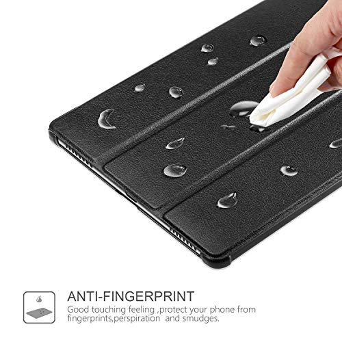 AROYI Funda + Protector Pantalla para Samsung Galaxy Tab A T510/T515 10.1 2019 Carcasa Silicona Smart Cover con Soporte Función para Samsung Galaxy Tab A T510/T515 10.1 2019