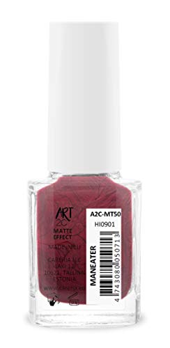 Art 2C - Esmalte de uñas efecto mate, 11 colores, 12 ml, color: Maneater (MT50)
