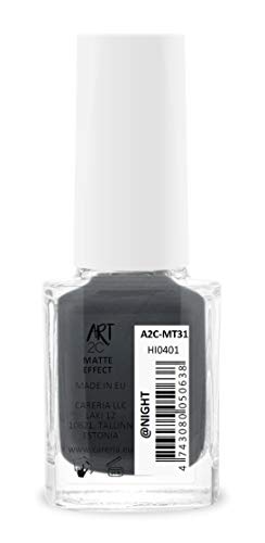 Art 2C - Esmalte de uñas efecto mate, 11 colores, 12 ml, color: @Night (MT31)