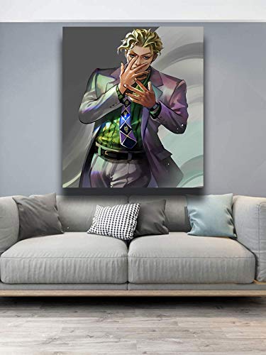 Arte contemporáneo pintura al óleo animes manga JoJo's Bizarre aventura imagen impresiones ilustraciones para sala de estar dormitorio 20 x 30 cm