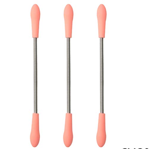 Artibetter 5pcs la depilación primavera roscado cara depiladora eliminación del vello facial removedor palo para el labio superior mejillas mentón patillas