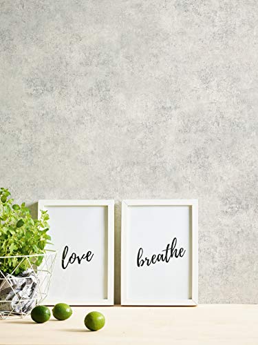 A.S. Création Best of wood 'n Stone 2 nd Edition Papel pintado imitación hormigón, hormigón pintado 10,05 m x 0,53 m Beige Naranja fabricado en Alemania 954062 95406 – 2, Gris, Breite 0,53 m - Rollenlänge 10,05 m