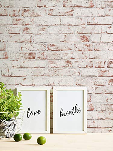 A.S. Création papel pintado de tejido-no-tejido New England beige marrón rojo 10,05 m x 0,53 m 907813