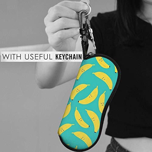 Asa Dutt528251 Estuche blando para gafas de sol, estuche para anteojos, estuche blando para gafas de sol tipo banana, estuche protector para gafas