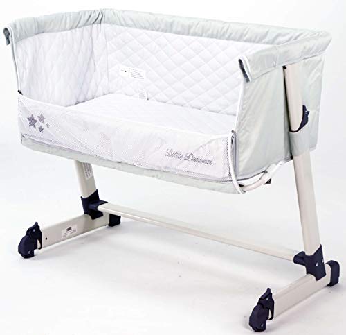 Asalvo 13958 Little Dreamer Cuna de Colecho, 90 x 33 x 50 cm, Gris