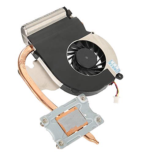 ASHATA Ventilador del Procesador Ventilador de Enfriamiento 1500RPM 3 Pines con Disipador de Calor para HP Compaq CQ43 CQ57 431 630 631