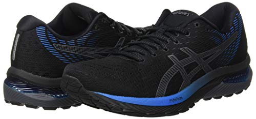 ASICS Gel-Cumulus 22, Zapatillas para Correr para Hombre, Black Directoire Blue, 43.5 EU