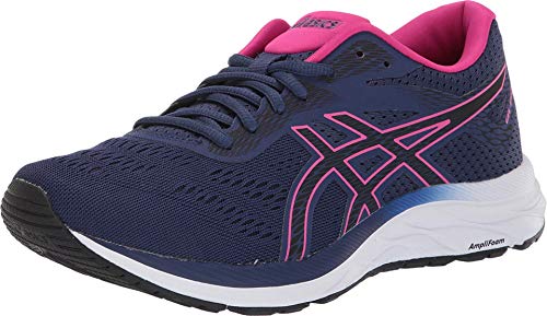 ASICS Gel-Excite 6 - Zapatillas de running para mujer, 7,5 m, azul índigo, rosa y azul