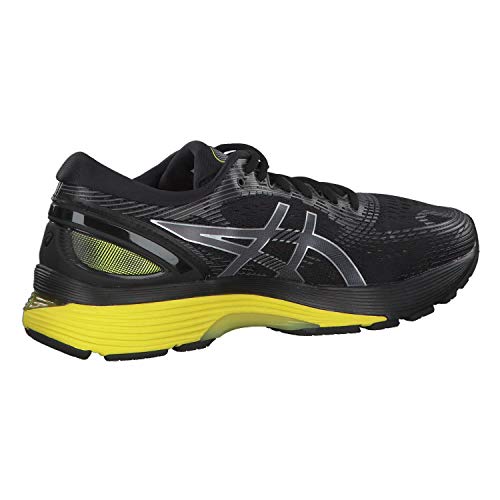 Asics Gel-Nimbus 21, Zapatillas de Running para Hombre, Negro (Black/Lemon Spark 003), 42.5 EU