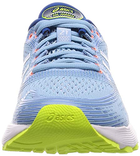 Asics Gel-Nimbus 21, Zapatillas de Running para Mujer, Azul (Heritage Blue/Lake Drive 402), 39 EU