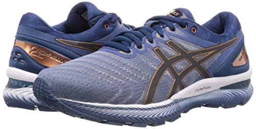 Asics Gel-Nimbus 22, Zapatillas de Running por Hombre, Gris (GlacierGrey/GraphiteGrey 023), 42.5 EU