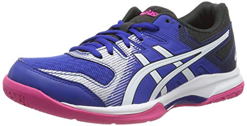 Asics Gel-Rocket 9, Zapatillas de Deporte Interior para Mujer, Azul Blue/White 400, 39 EU