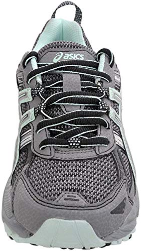 Asics - GEL-Venture 5 - Zapatillas deportivas para mujer, para correr, Gris (Gris helado/plateado/mar calmante), 40 EU