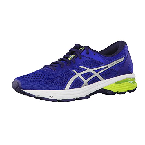 Asics GT-1000 6 (T7A4N)- Zapatillas de deporte para hombre, Azul (Limoges/Silver/Peacoat), 42 EU