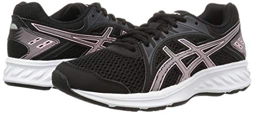 Asics JOLT 2, Running Shoe Womens, Black/Cotton Candy, 39.5 EU