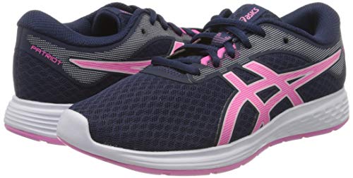 Asics Patriot 11 GS, Running Shoe Unisex-Child, Azul Peacoat Dragon Fruit, 40 EU