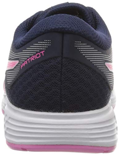 Asics Patriot 11 GS, Running Shoe Unisex-Child, Azul Peacoat Dragon Fruit, 40 EU