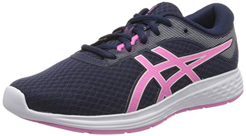 Asics Patriot 11 GS, Running Shoe Unisex-Child, Azul Peacoat Dragon Fruit, 40 EU
