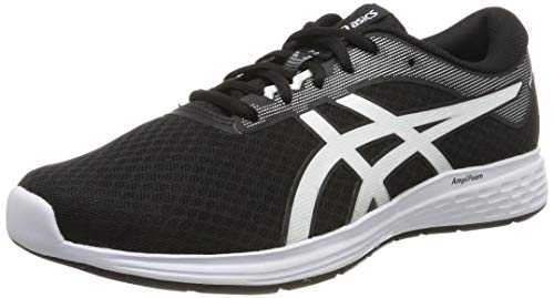 Asics Patriot 11, Zapatillas de Running para Hombre, Negro (Black/White 001), 44.5 EU