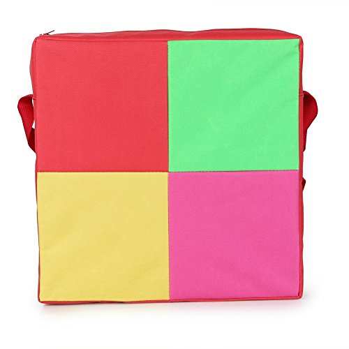 Asiento de Bebé Booster, Lance Home Robusto Oxford Desmontable Ajustable del Arnés del niño del bebé Cojín para silla de Comedor Infantil Silla Bolsa Almacenaje del Recorrido (Rojo)