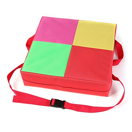 Asiento de Bebé Booster, Lance Home Robusto Oxford Desmontable Ajustable del Arnés del niño del bebé Cojín para silla de Comedor Infantil Silla Bolsa Almacenaje del Recorrido (Rojo)