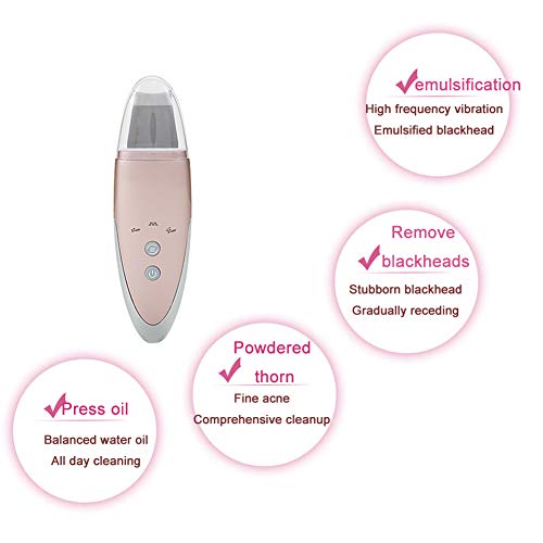 Aspirador de poros Removedor de espinillas Equipo de belleza eléctrico Equipo de limpieza de la piel facial de iones caseros exfoliación de la piel muerta acné instrumento de limpieza de espinillas