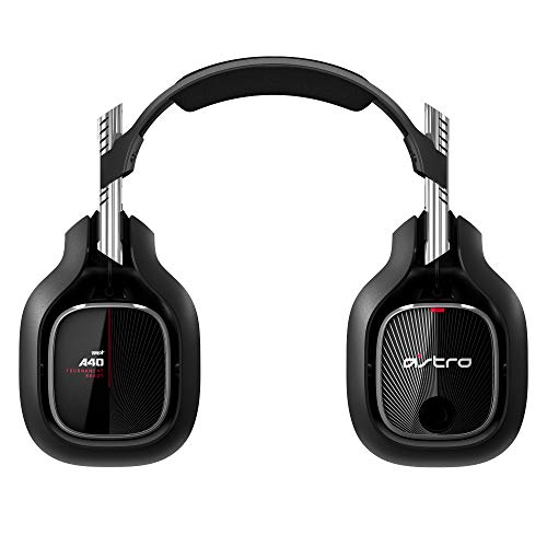 ASTRO Gaming A40TR Auriculares alámbricos y MixAmpPro TR, 4ta gen, Audio V2, Dolby Audio & ATMOS, micrófono intercambiable, control de balance juego/voz, Xbox Series X|S, Xbox One, PC, Mac -Negro/Rojo
