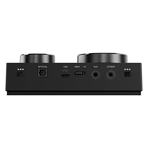 ASTRO Gaming A40TR Auriculares alámbricos y MixAmpPro TR, 4ta gen, Audio V2, Dolby Audio & ATMOS, micrófono intercambiable, control de balance juego/voz, Xbox Series X|S, Xbox One, PC, Mac -Negro/Rojo