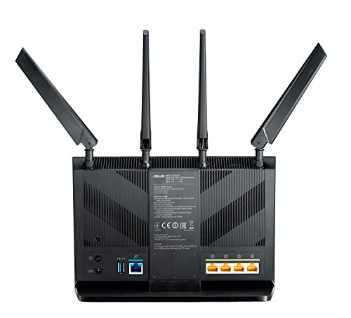 ASUS 4G-AC68U - Router inalámbrico Gigabit AC1900 4G LTE (Cat 6, indicador señal LTE, Servidor y Cliente VPN, USB 3.0, compatible con Ai Mesh wifi)