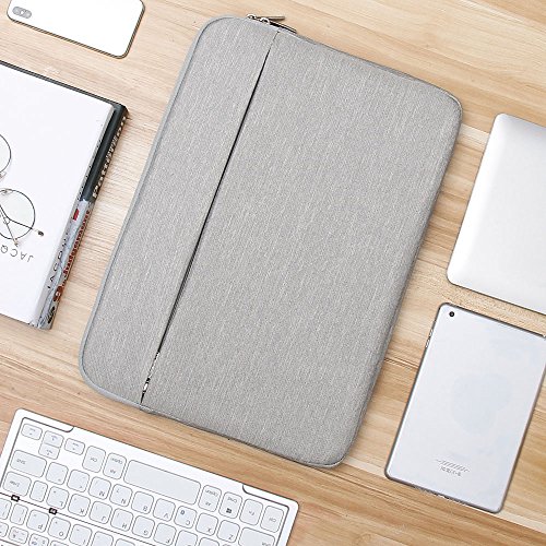 AtailorBird Funda Ordenador Portatil 15,6 Pulgadas,Bolsa pc Portátil Impermeable Anti-rasguños Antigolpes,Funda 15,6 Acolchada per Laptop/Notebook/MacBook/Chromebook - Gris