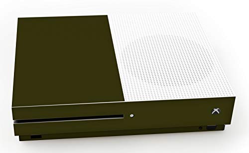 atFoliX Skin compatible con Microsoft Xbox One S, Sticker Pegatina (FX-Soft-Olive), Superficie mate