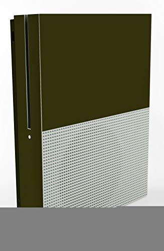 atFoliX Skin compatible con Microsoft Xbox One S, Sticker Pegatina (FX-Soft-Olive), Superficie mate