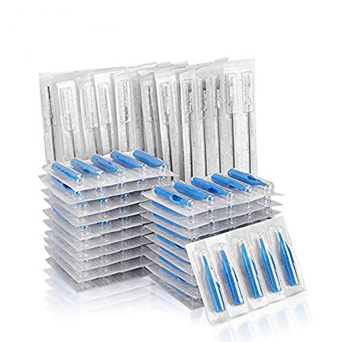 ATOMUS 100pcs Disposable Mixed Tattoo Needles 100pcs Assorted Sterilized Tattoo Needles Tips 10pcs of each-3rl 5rl 7rl 7rl 3rs 5rs 7rs 9rs 5m1 7m1 3RT 5RT 7RT 9RT 3DT 5DT 7DT 9DT 5FT 7FT