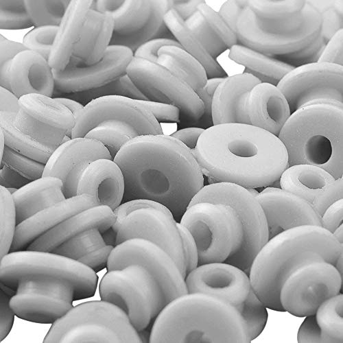 ATOMUS White Rubber Tattoo Grommets Needles Pad Nipples Cushion Tattoo Machine Parts Kit Supply Tattoo Accessories