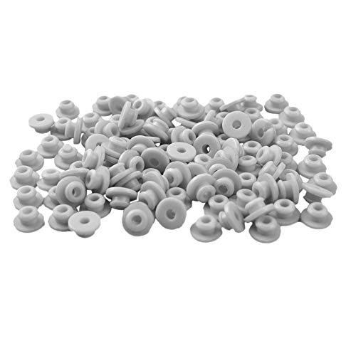 ATOMUS White Rubber Tattoo Grommets Needles Pad Nipples Cushion Tattoo Machine Parts Kit Supply Tattoo Accessories