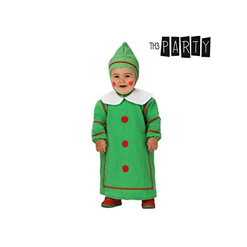 Atosa-12783 Atosa-12783-Disfraz De Árbol niño bebé-Talla Navidad, Color Verde, 6 a 12 Meses (12783)