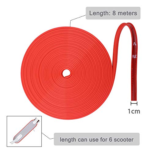 Atuka Tira anticolisión del Cuerpo de la Vespa para Las Piezas eléctricas de la Vespa del Coche del patín de Xiaomi Mijia M365