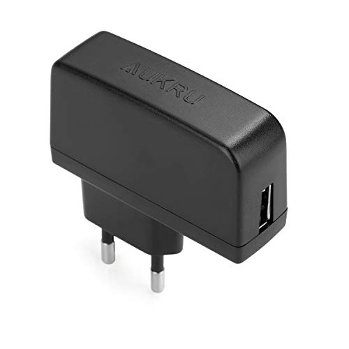 Aukru 5v 2a EU Fuente de alimentación Universal con 9 Conexiones de Enchufe para Varios Dispositivos para Electrodomésticos/Enrutadores/Altavoces/LCD/Camaras de CCTV/TV Box