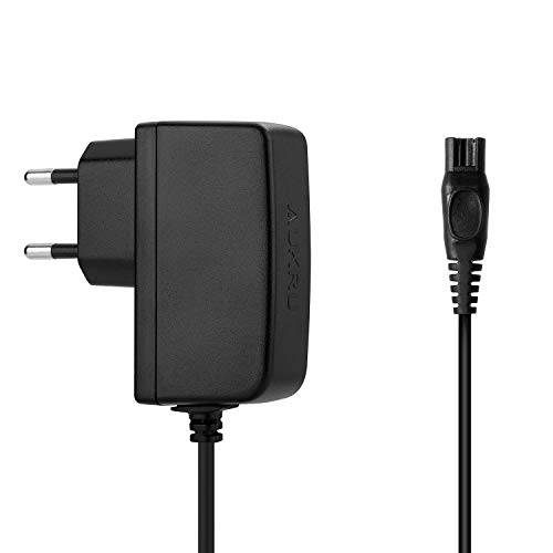 Aukru - Cargador para afeitadora Philips AquaTouch serie PT (15 V, 500 mA, apto para modelos AT750, AT751, AT752, AT753, AT890, AT890, AT891, AT893, AT940), color negro