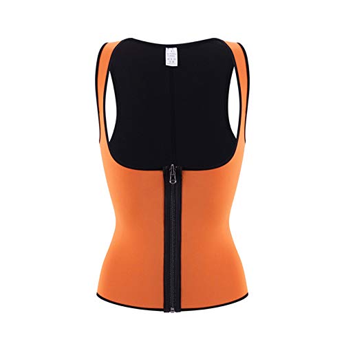 Aunt Susan Faja Reductora Mujer Abdomen con Gancho cómodo y Ligero Corsé Faja para presumir de Buena Figura sin CosturasOrangeXXXL