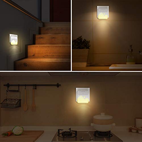 AUOPLUS Multi-Colores LED Luz Nocturna Infantil,Lámpara Quitamieda de pared para Niños con Sensor Crepuscular,Control Táctil,luz de Ambiente para Habitación Bebé,Dormitorio,Sala,Garaje,Baño,Pasillos