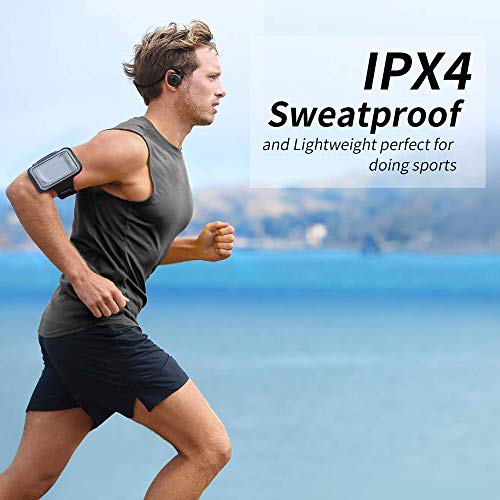 Auriculares Bluetooth 4.1, 3-en 1 Estéreo Auricular Deportivo, Auriculares Inalámbricos con Micrófono, Soporte Tarjeta TF Jugar (32 G) y Radio FM, Cascos Plegable Utilizado para Smartphones (Negro)