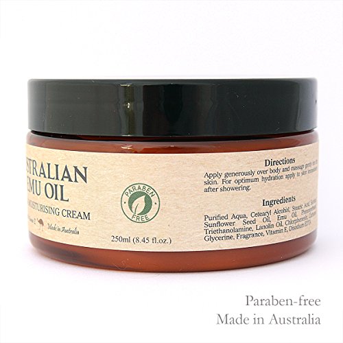 Australia paraben-libres aceite de emú Crema Hidratante Ultra (250 ml) Hecho en Australia