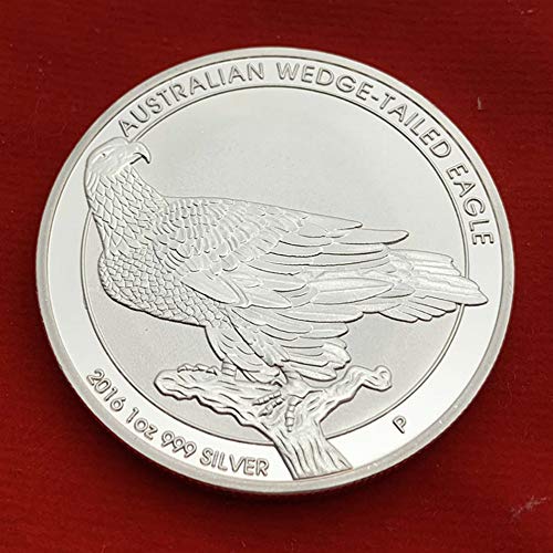 Australia,Animales,Cuidado Del Medio Ambiente,Águilas de Cola de Cuña,la Plata,el Medio Ambiente Ecológico,Artículos de Colección,Monedas,Hermoso,Regalo,2Pcs Artesanía/Plata / 2pcs