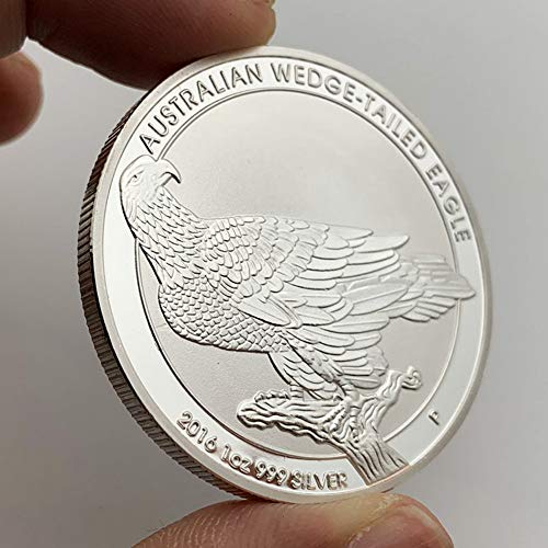 Australia,Animales,Cuidado Del Medio Ambiente,Águilas de Cola de Cuña,la Plata,el Medio Ambiente Ecológico,Artículos de Colección,Monedas,Hermoso,Regalo,2Pcs Artesanía/Plata / 2pcs